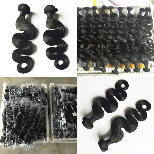 Body wave virgin remy unprocessed cheap human hair extensions YJ47
